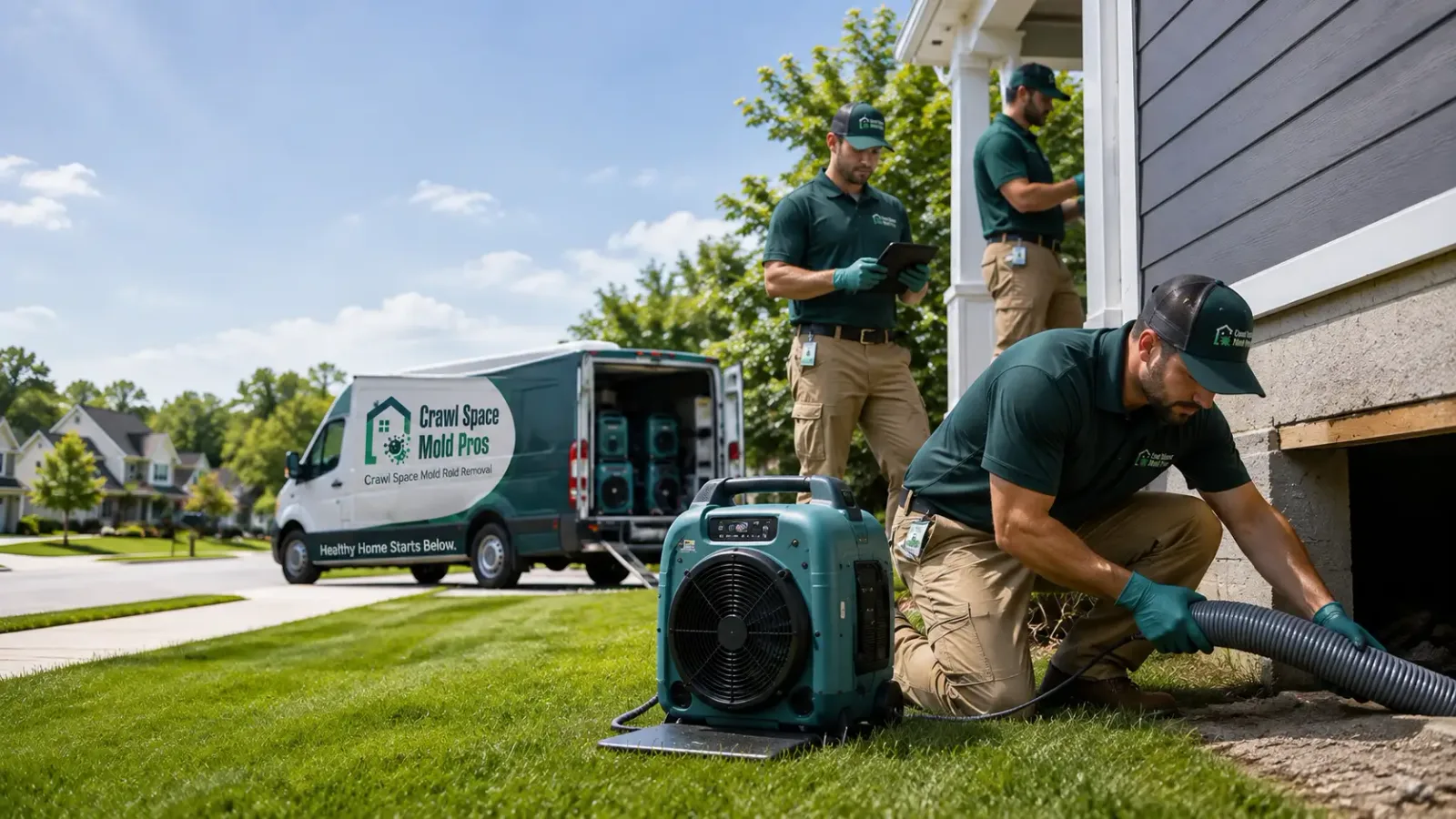 Crawl Space Mold Removal in Fairhaven, MA